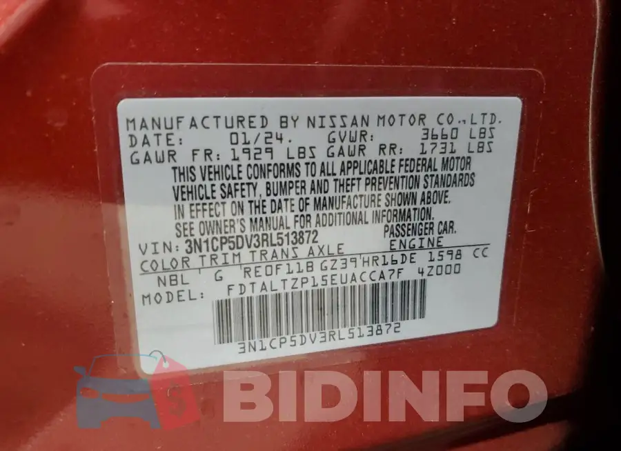 3N1CP5DV3RL513872 Photo# 13