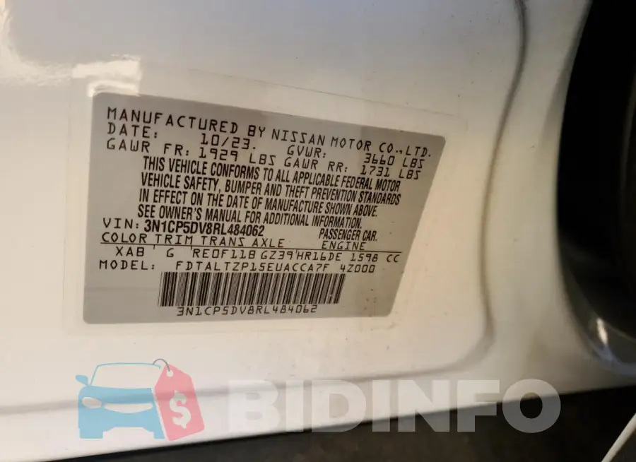 3N1CP5DV8RL484062 Photo# 12