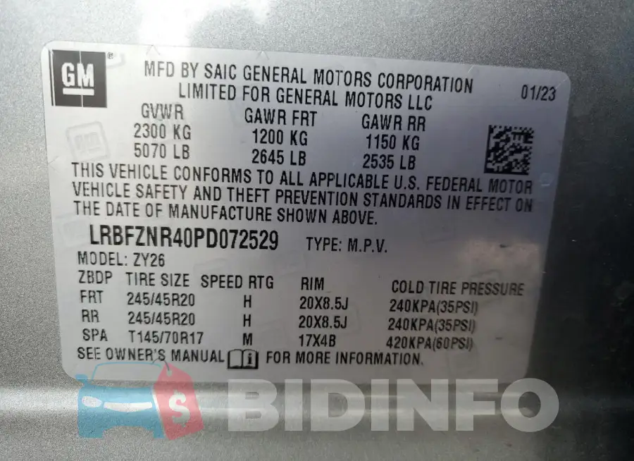 LRBFZNR40PD072529 Photo# 13