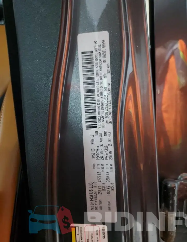 1C4BJWDG3GL325251 Photo# 13