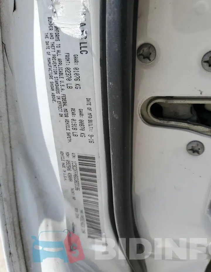 1C3CDFFA6GD823186 Photo# 12