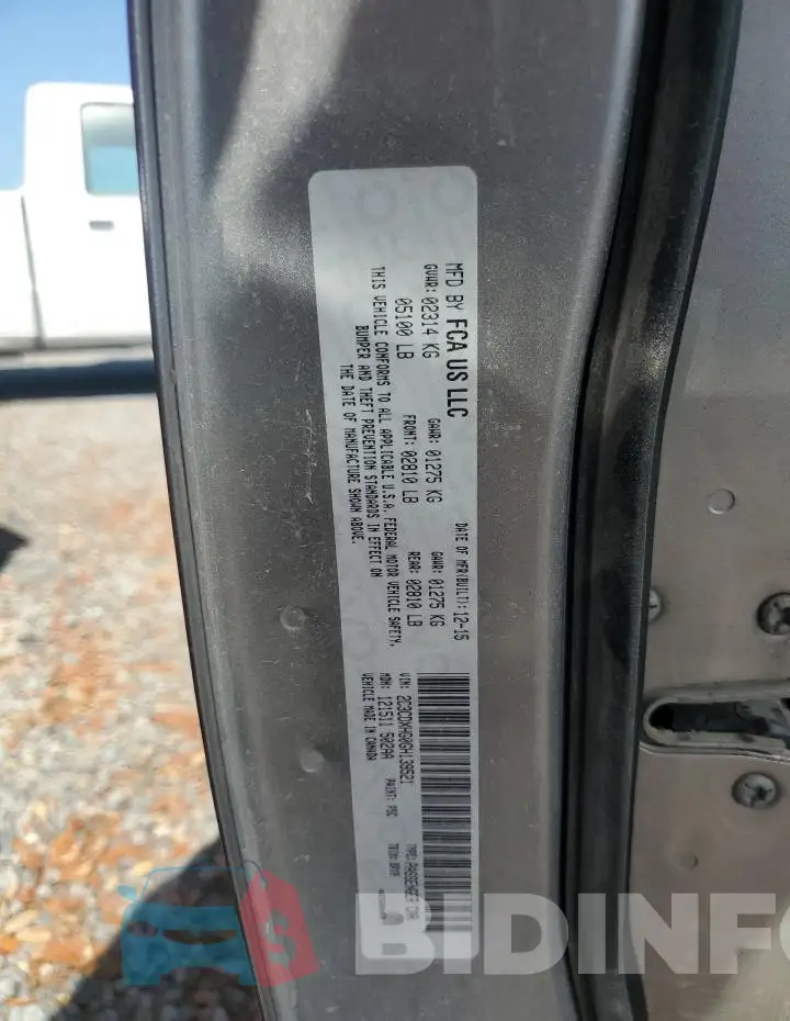 2C3CDXHG0GH139521 Photo# 12