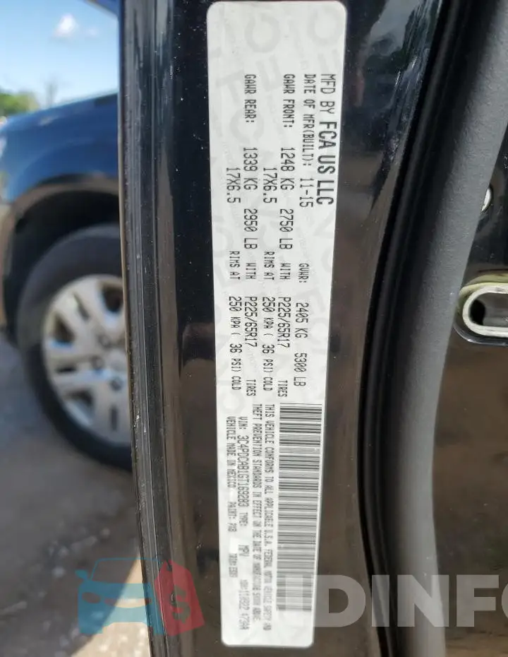 3C4PDCAB1GT169283 Photo# 13