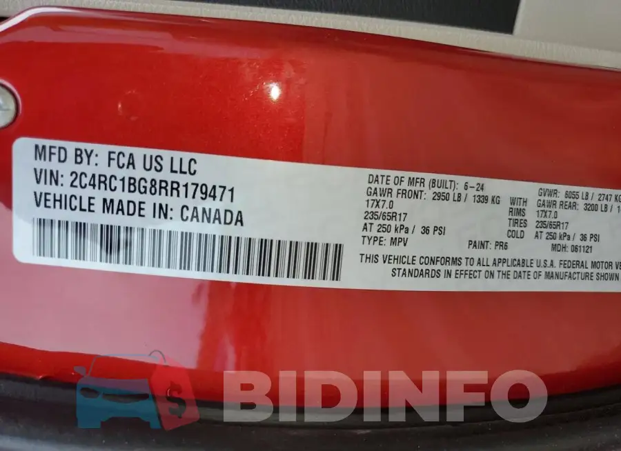 2C4RC1BG8RR179471 Photo# 13