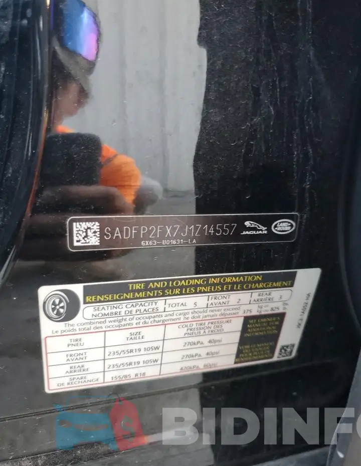 SADFP2FX7J1Z14557 Photo# 13