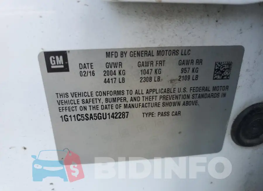 1G11C5SA5GU142287 Photo# 12