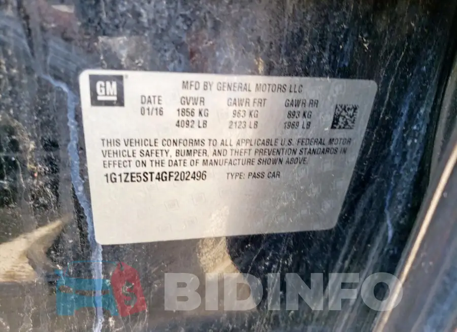 1G1ZE5ST4GF202496 Photo# 12