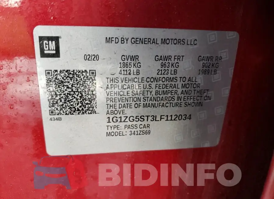 1G1ZG5ST3LF112034 Photo# 12