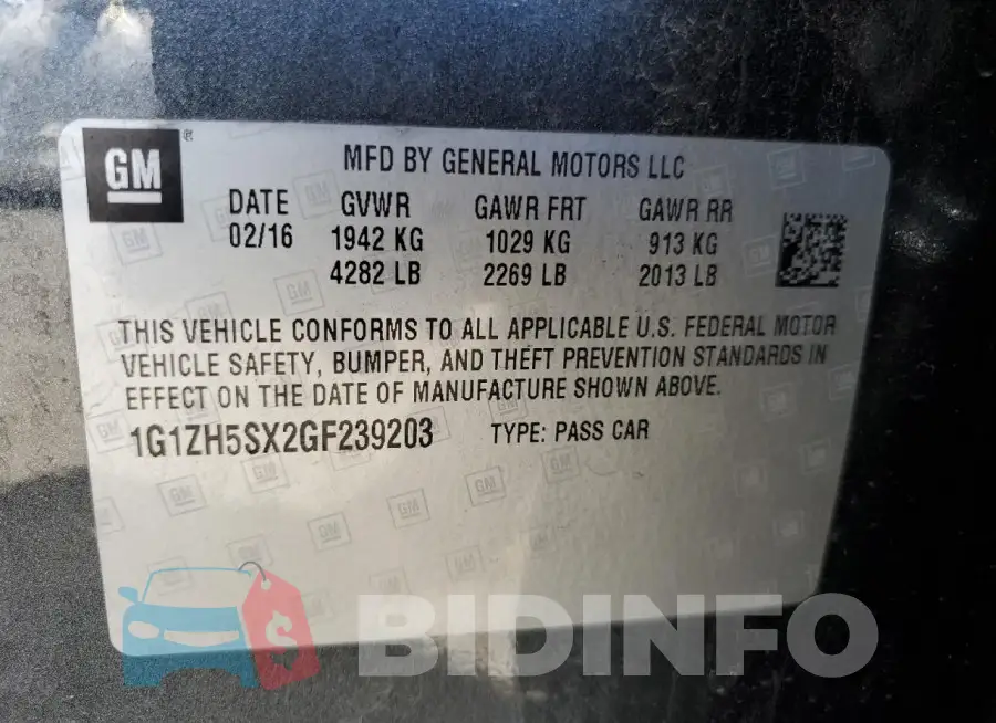 1G1ZH5SX2GF239203 Photo# 12