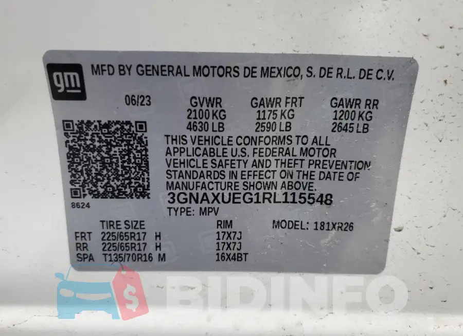 3GNAXUEG1RL115548 Photo# 13