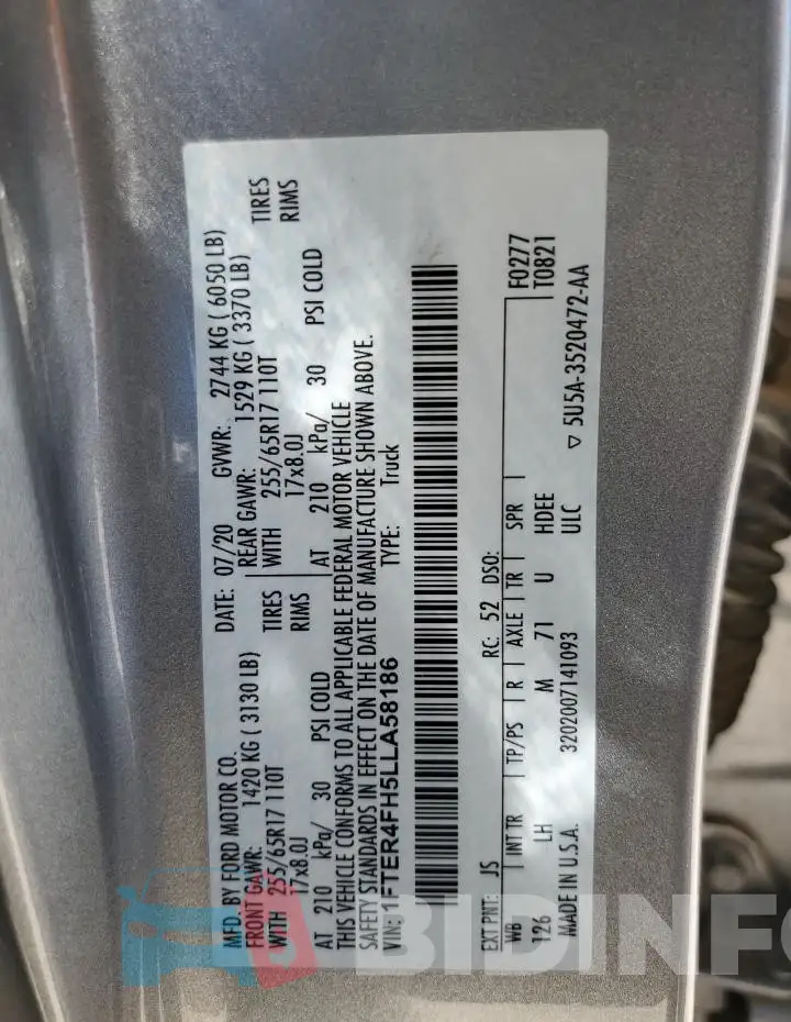 1FTER4FH5LLA58186 Photo# 12
