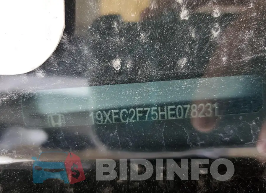 19XFC2F75HE078231 Photo# 12