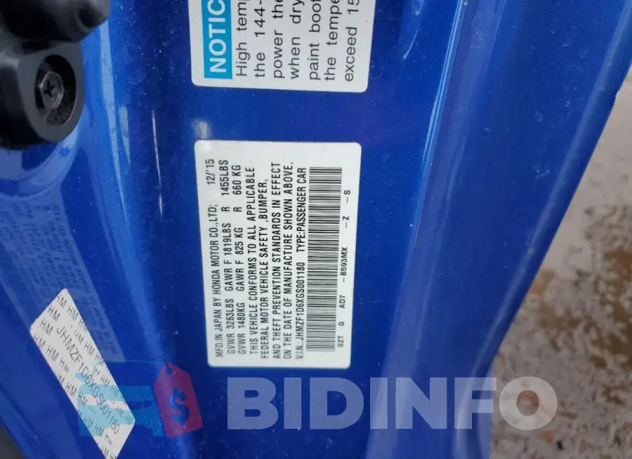 JHMZF1D6XGS001180 Photo# 12