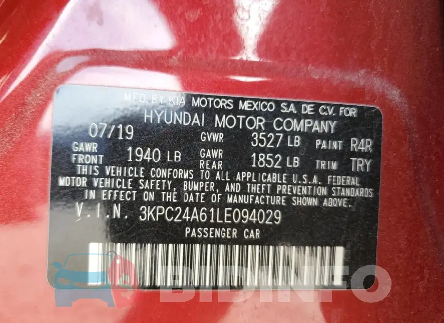 3KPC24A61LE094029 Photo# 13