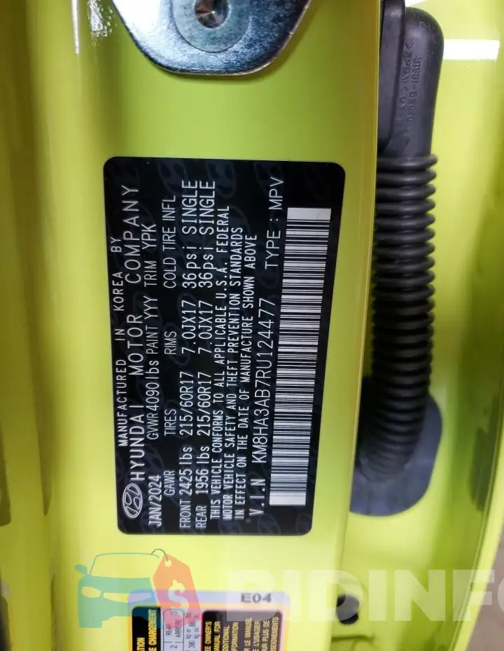 KM8HA3AB7RU124477 Photo# 14