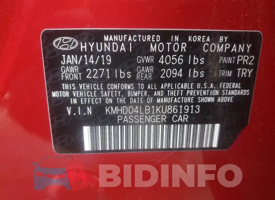 KMHD04LB1KU861913 Photo# 12