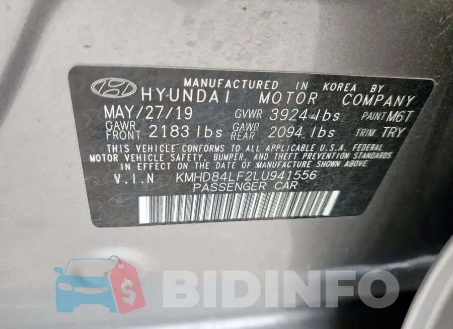 KMHD84LF2LU941556 Photo# 12