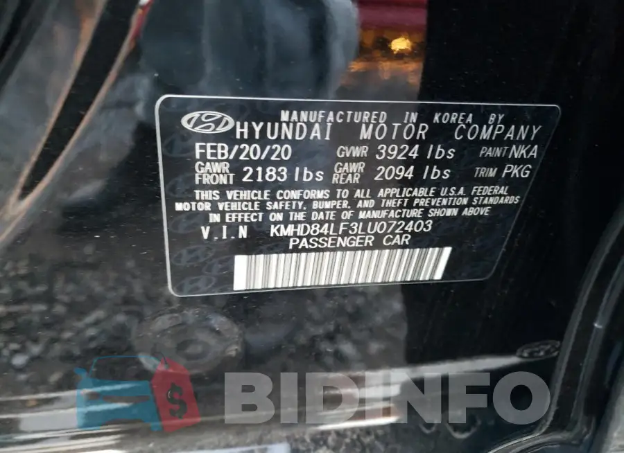 KMHD84LF3LU072403 Photo# 12