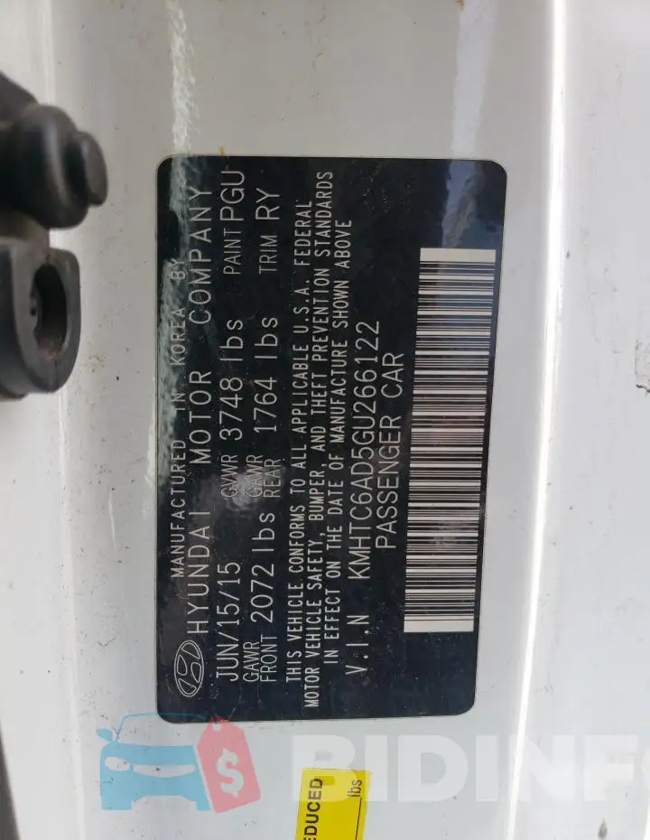 KMHTC6AD5GU266122 Photo# 12