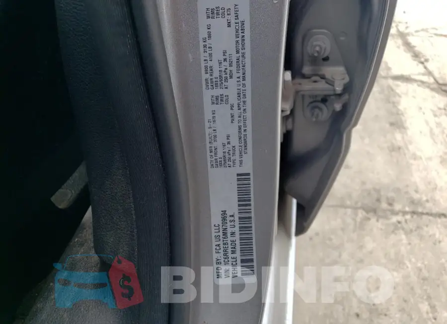 1C6RREBT6MN709694 Photo# 13