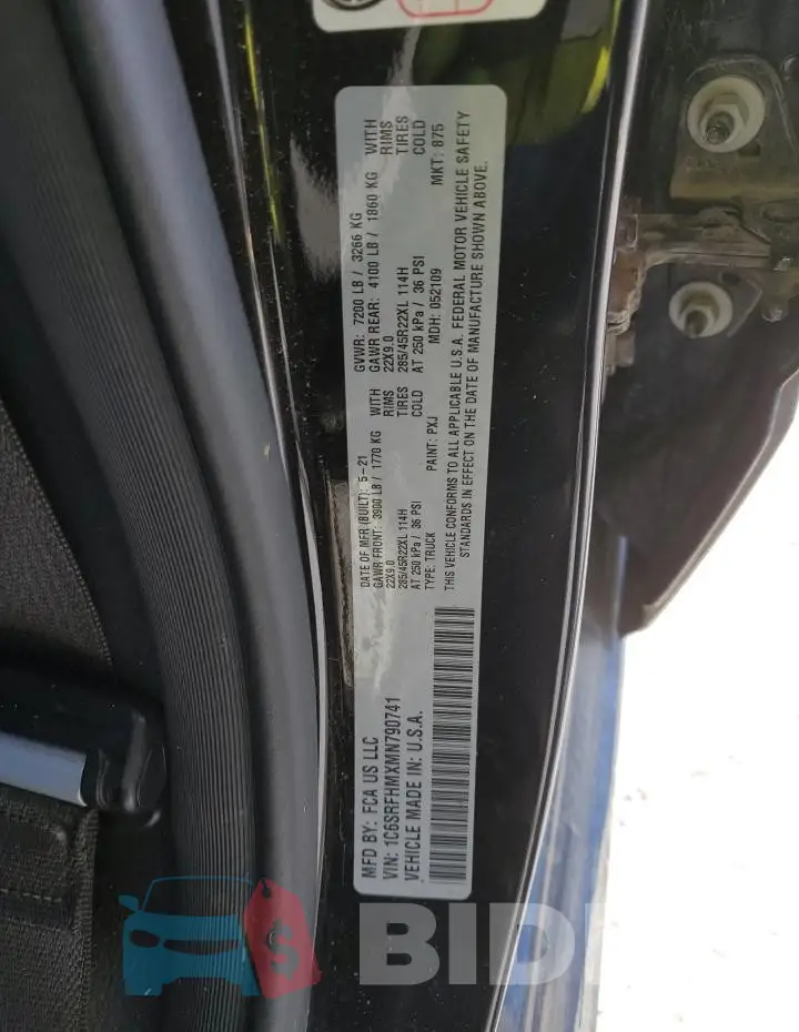 1C6SRFHMXMN790741 Photo# 13