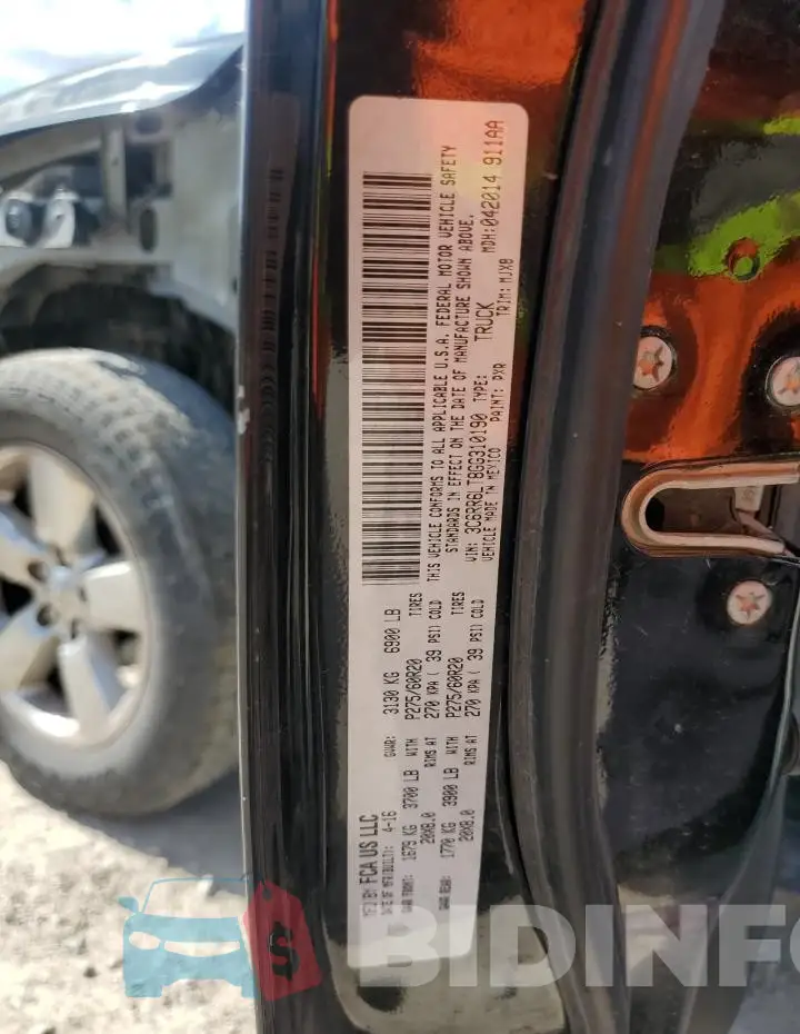 3C6RR6LT8GG310190 Photo# 12