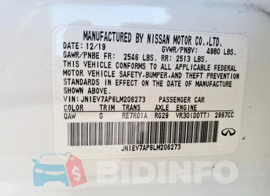 JN1EV7AP6LM206273 Photo# 13
