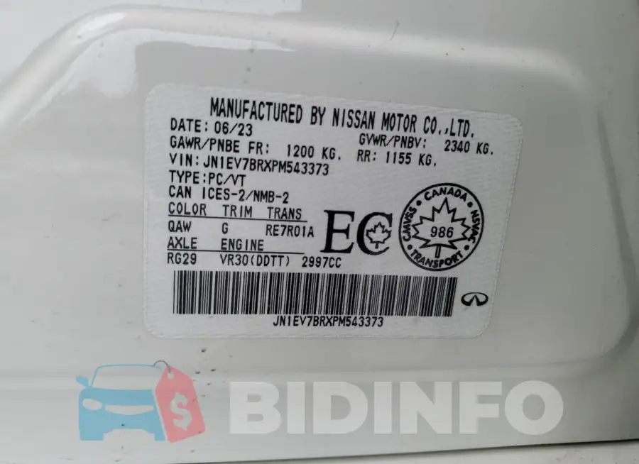 JN1EV7BRXPM543373 Photo# 12
