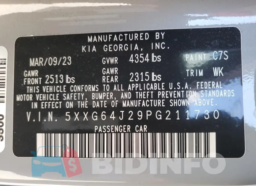 5XXG64J29PG211730 Photo# 12