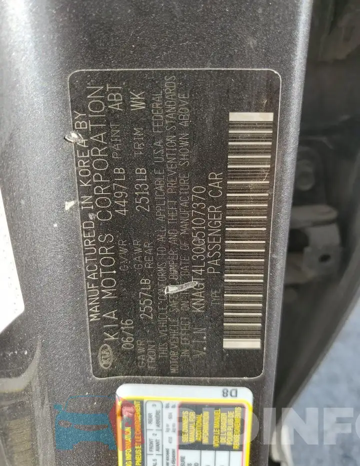 KNAGT4L30G5107370 Photo# 12