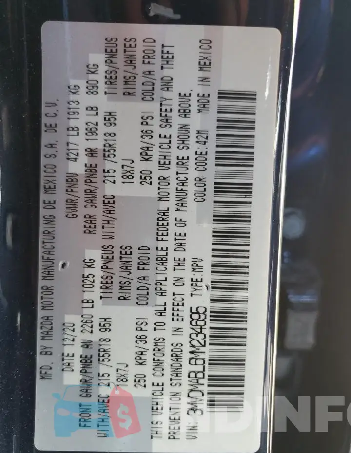 3MVDMABL6MM234695 Photo# 13
