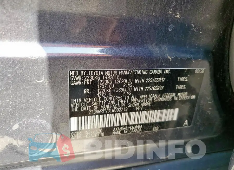 2T3RWRFV3LW092718 Photo# 13