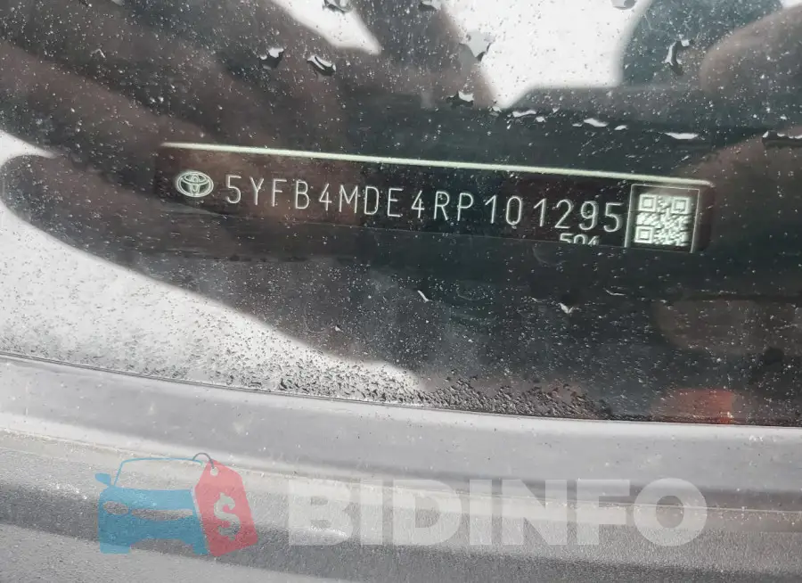 5YFB4MDE4RP101295 Photo# 13