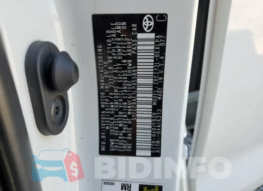 5YFEPRAE1LP055891 Photo# 13