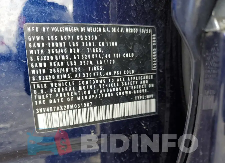 3VV4B7AX2RM031987 Photo# 13