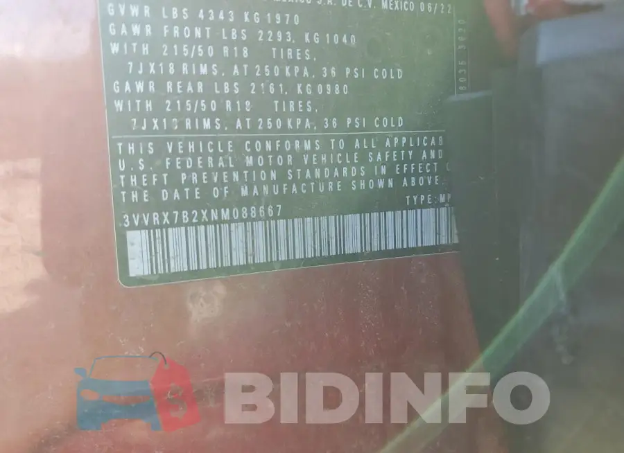 3VVRX7B2XNM088667 Photo# 13