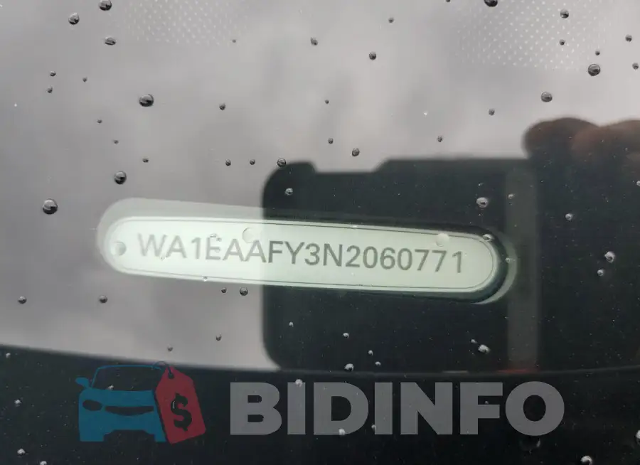 WA1EAAFY3N2060771 Photo# 13