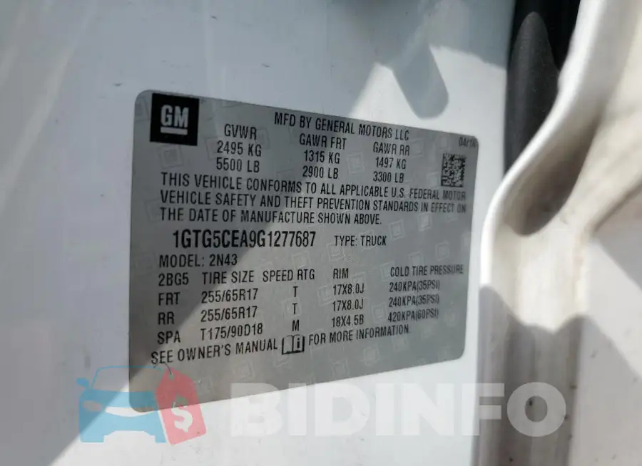 1GTG5CEA9G1277687 Photo# 12