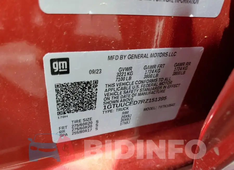 1GTUUCED7RZ151395 Photo# 12