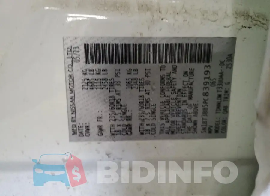 5N1BT3BB5PC839193 Photo# 13