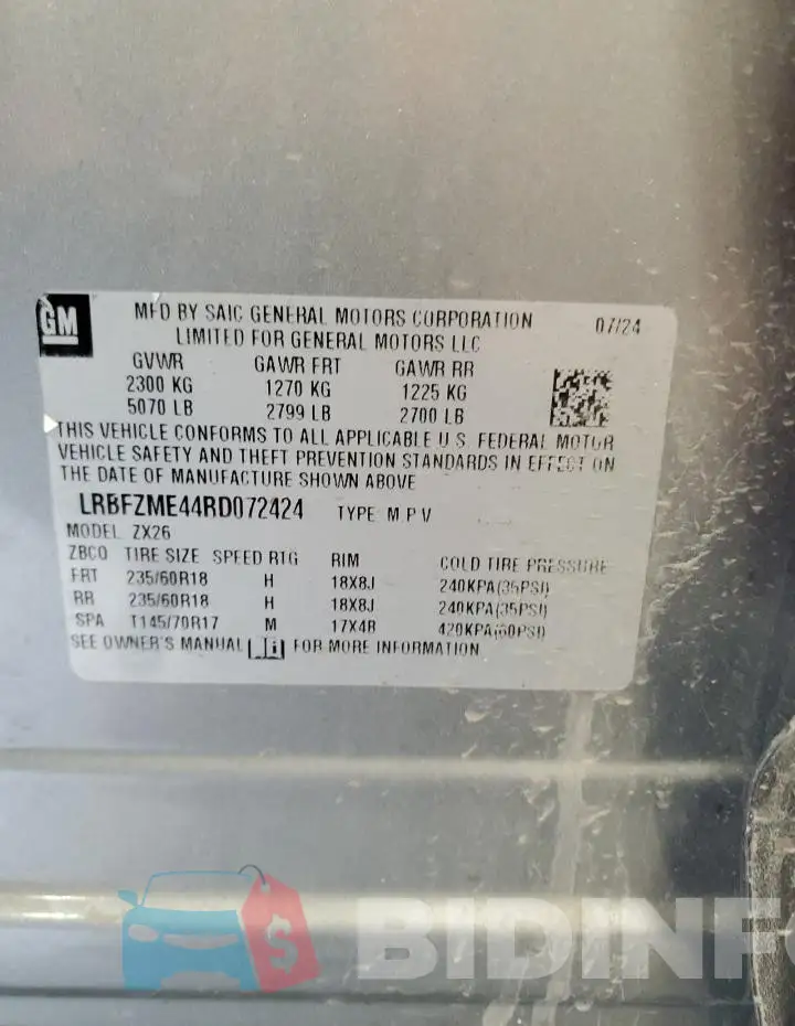 LRBFZME44RD072424 Photo# 14