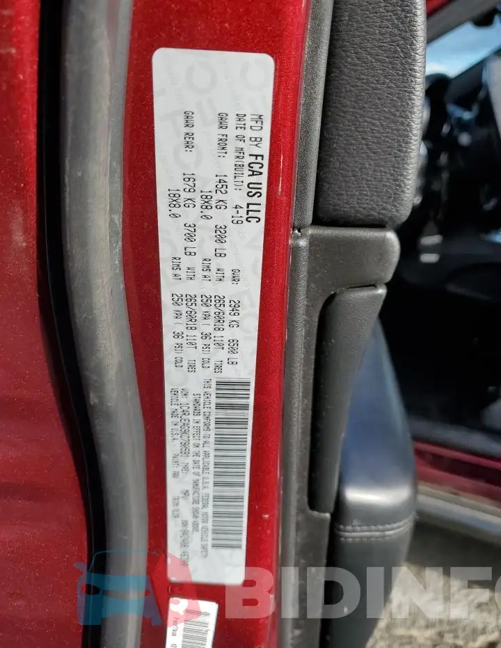 1C4RJEAG9KC790591 Photo# 13