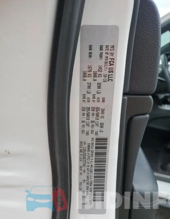 1C4RJFBG3KC577401 Photo# 13