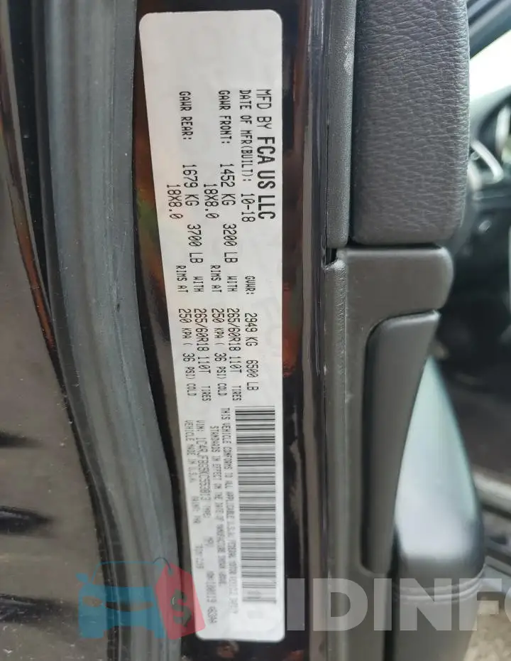 1C4RJFBG5KC553813 Photo# 13