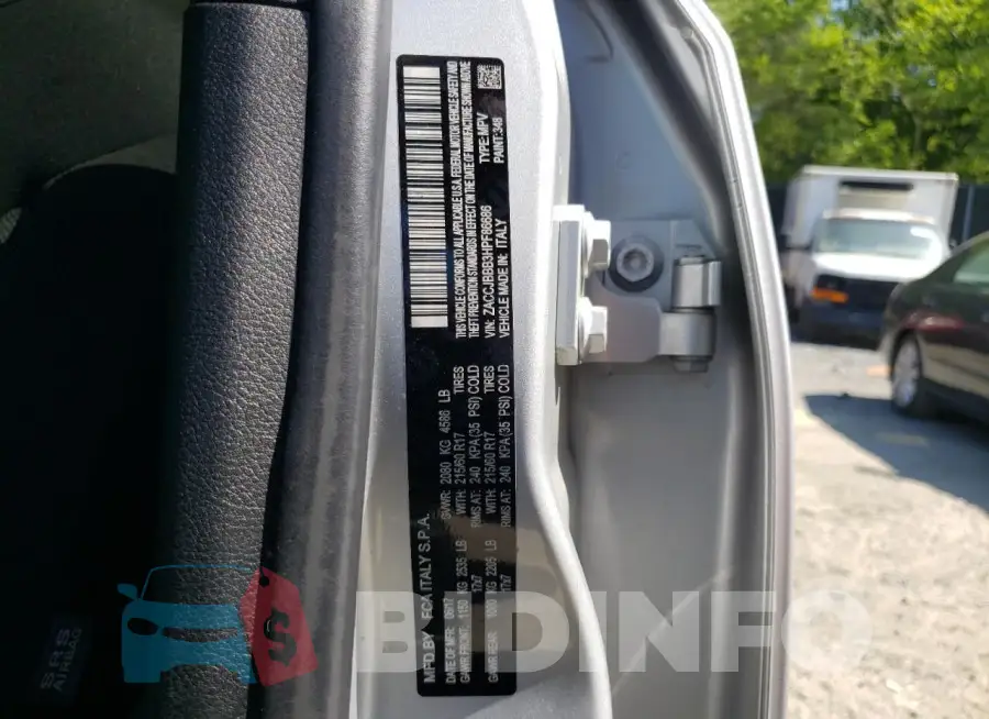 ZACCJBBB3HPF86686 Photo# 13