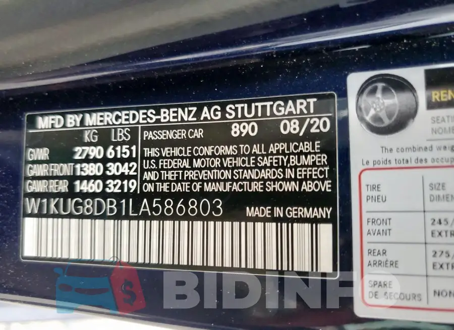 W1KUG8DB1LA586803 Photo# 12