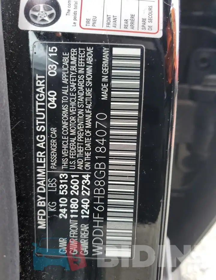 WDDHF6HB8GB184070 Photo# 13