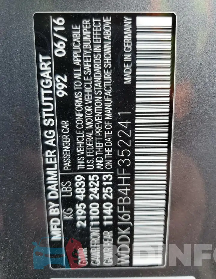 WDDKJ6FB4HF352241 Photo# 13