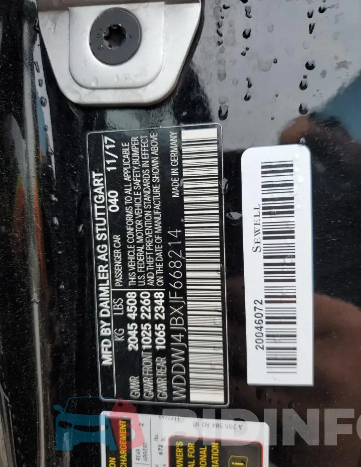 WDDWJ4JBXJF668214 Photo# 12