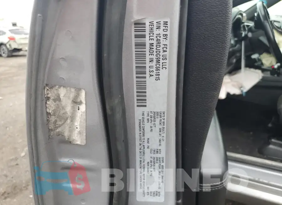 1C4RDJDG9MC661815 Photo# 13